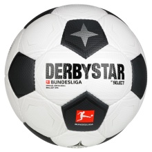 Derbystar Fussball Bundesliga Brilliant APS Classic v23 (offizieller Spielball der Saison 2023/2024) weiss/schwarz/grau
